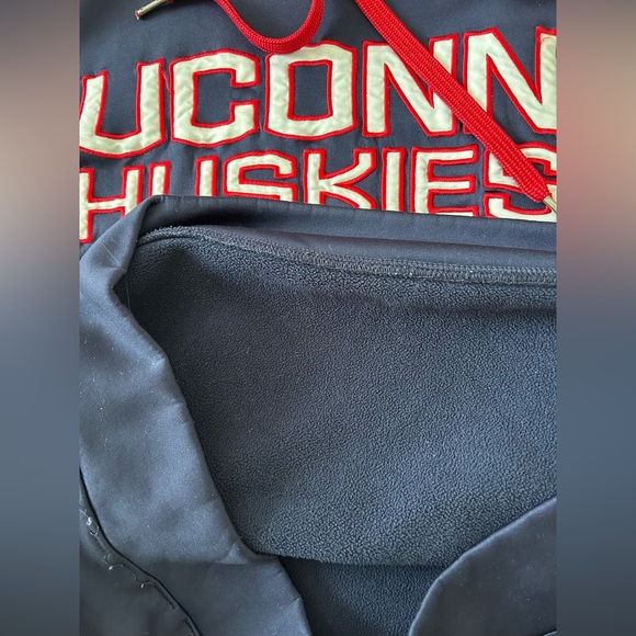 UConn Huskies Hoodie with Fleece Interior - Picture 5 of 6